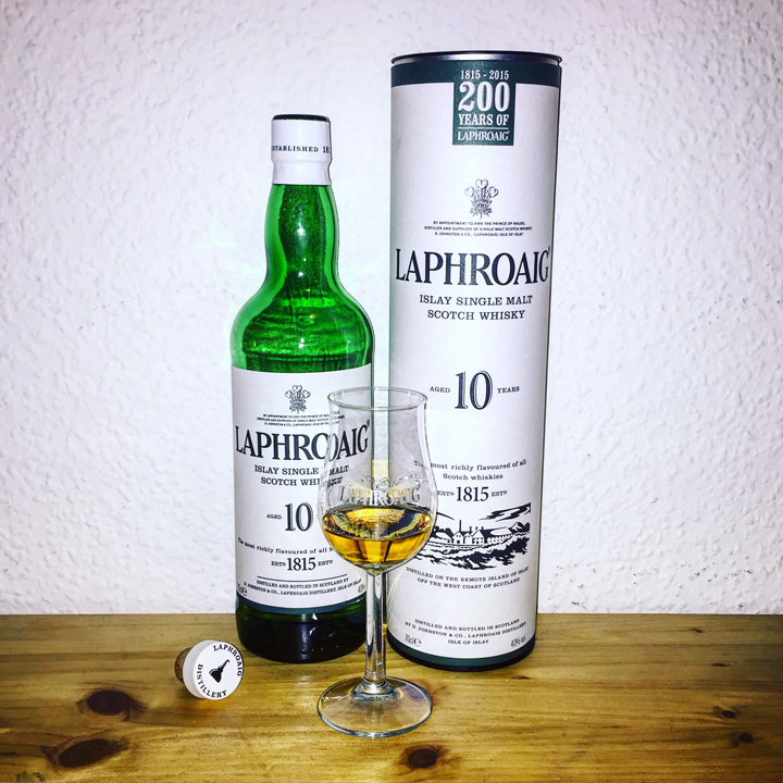 BarleyMania - Laphroaig 10 (Single Malt Scotch Whisky Review Tasting Notes Isle of Islay Heavily Peated)