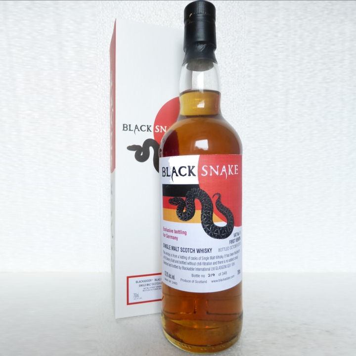 BarleyMania - Black Snake First Venom - Exclusive Limited Edition Bottling For Germany (Single Malt Scotch Whisky Review Tasting Notes Vatting Vatted PX Sherry Cask)