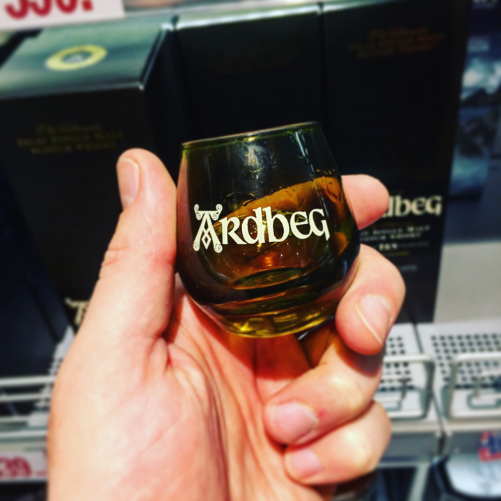 Ardbeg Shortie (Barley Mania Whisky Scotch Single Malt Islay Nosing Glass Glassware Shots Drinks On The Go)