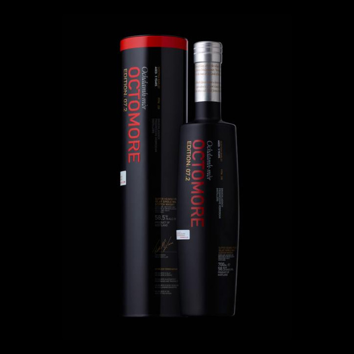 Octomore 07.2 by Bruichladdich (BarleyMania Heavily Peated Islay Single Malt Scotch Whisky Whiskey Bourbon Terroir Matters Slainte)
