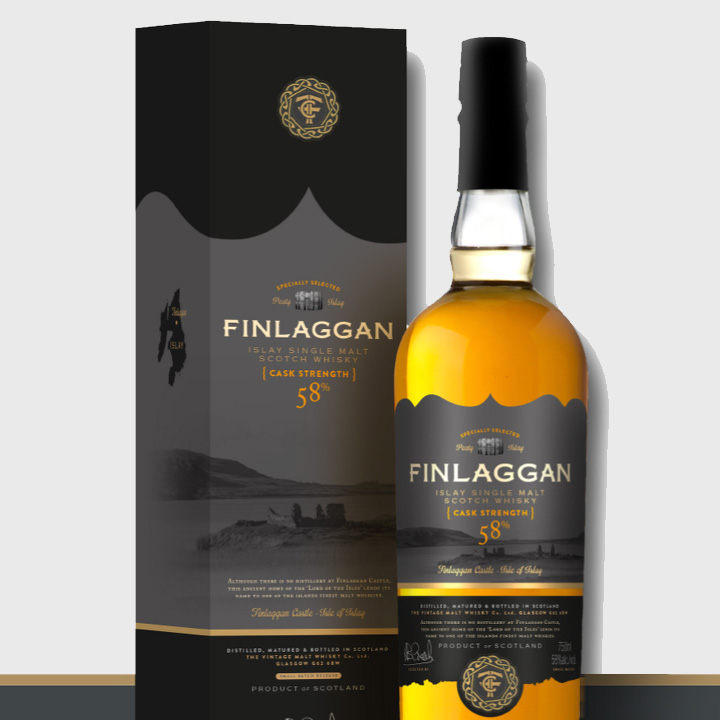 Finlaggan Cask Strength (BarleyMania Whisky Blog Single Malt Scotch Islay Peated Review Tasting Notes Lagavulin Cask Strength)