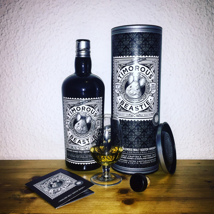 Timorous Beastie by Douglas Laing (Remarkable Malts Highland Blended Scotch Malt Whisky Dram Robert Burns Night)