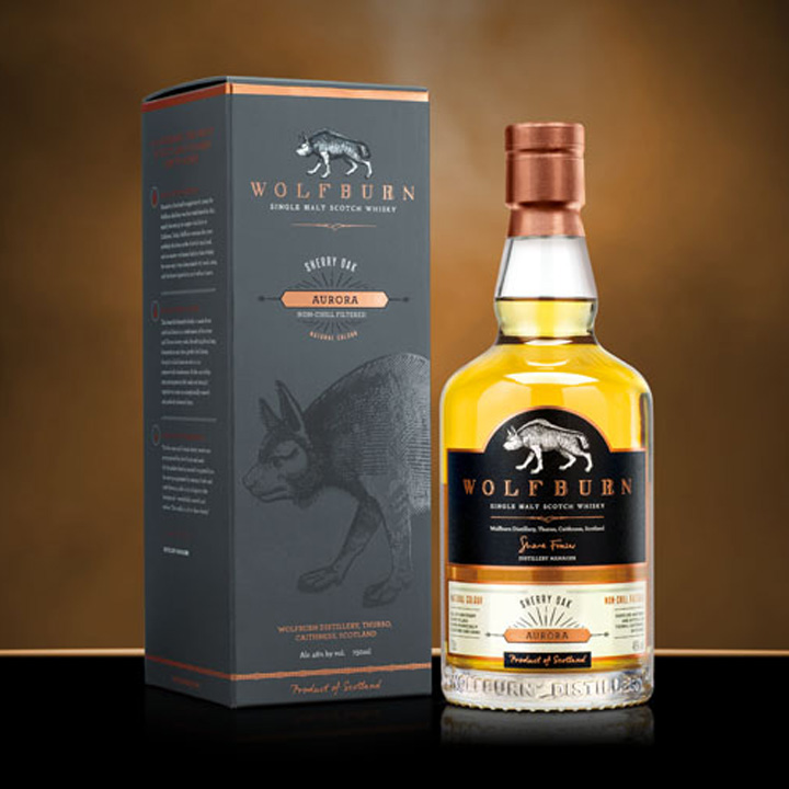 Wolfburn Aurora (Highland Single Malt Scotch Whisky Dram Distillery BarleyMania Vibrant Stills Alba Export Didi ist der Tollste!)