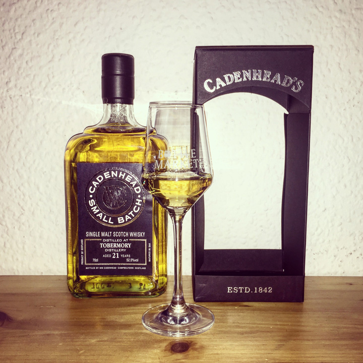 Tobermory 21yo by Cadenhead's (Small Batch Single Malt Scotch Whisky Bourbon Cask BarleyMania)