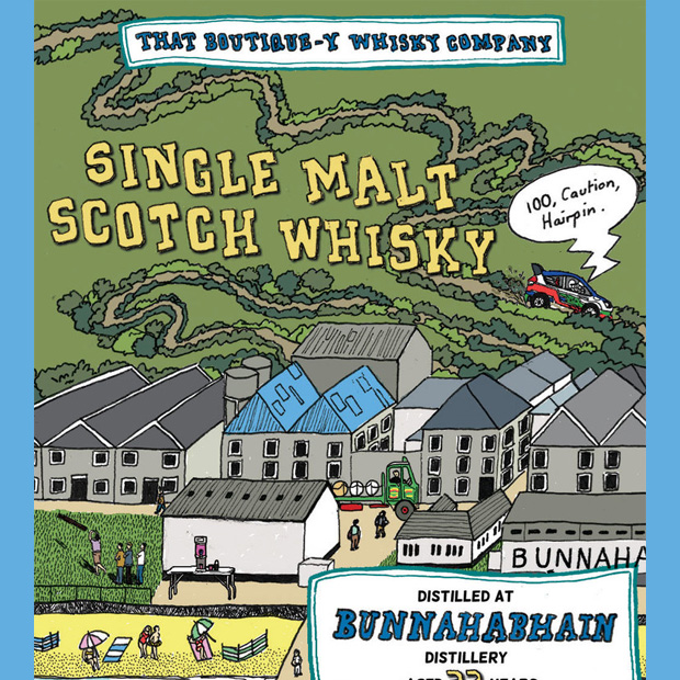 Emily Chappell (That Boutique-y Whisky Company Single Cask Malt Scotch Whisky Label Illustration Comic Graphic Novel BarleyMania)
