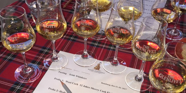 Whisky Experience - Irish Whiskey Tasting (West Cork Hyde Redbreast The Quiet Man Teeling Dram Tasting Event)