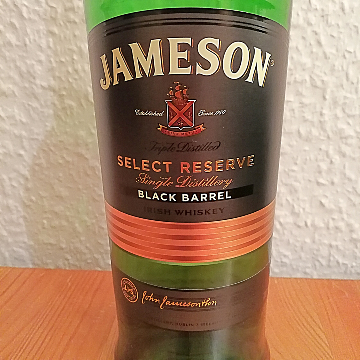 Jameson Select Reserve Black Barrel (Irish Whiskey Dram St. Patrick's Day Drink BarleyMania)