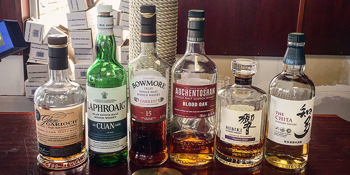 Beam Suntory Masterclass with Gordon Dundas (Chita Hibiki Auchentoshan Bowmore Laphroaig Glen Garioch Single Malt Scotch Whisky Tasting Event BarleyMania)