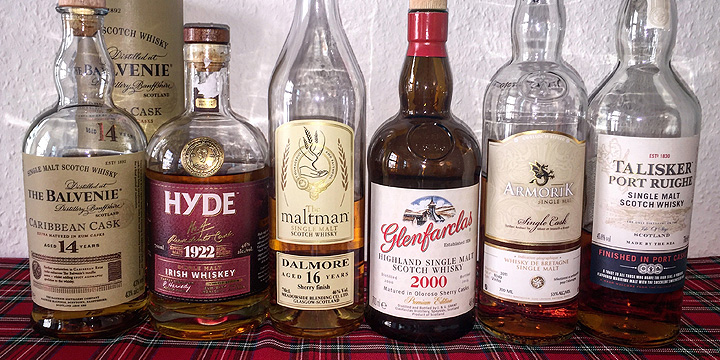 Whisky Experience Tasting (Cask Types Finishes Scotch Single Malt Dram BarleyMania)