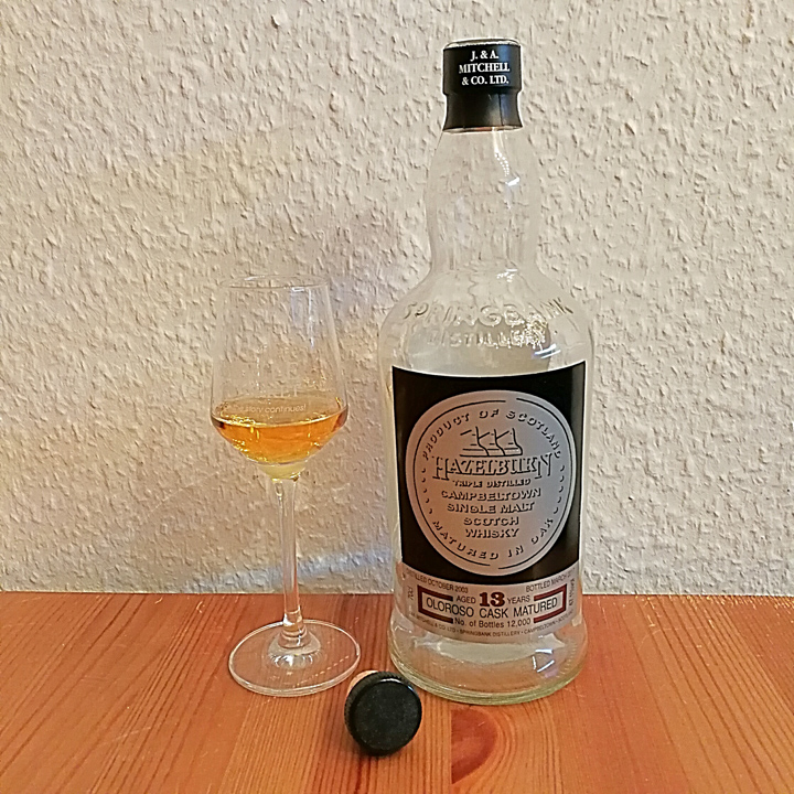 Hazelburn 13yo Oloroso Cask (Campbeltown Single Malt Scotch Whisky Springbank Sherry Matured Tasting Notes BarleyMania)
