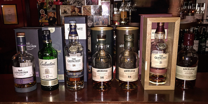 Pernod Ricard Tasting at Christiansen's (Speyside Single Malt Scotch Whisky Longmorn Ballantine's The Glenlivet Aberlour Event)