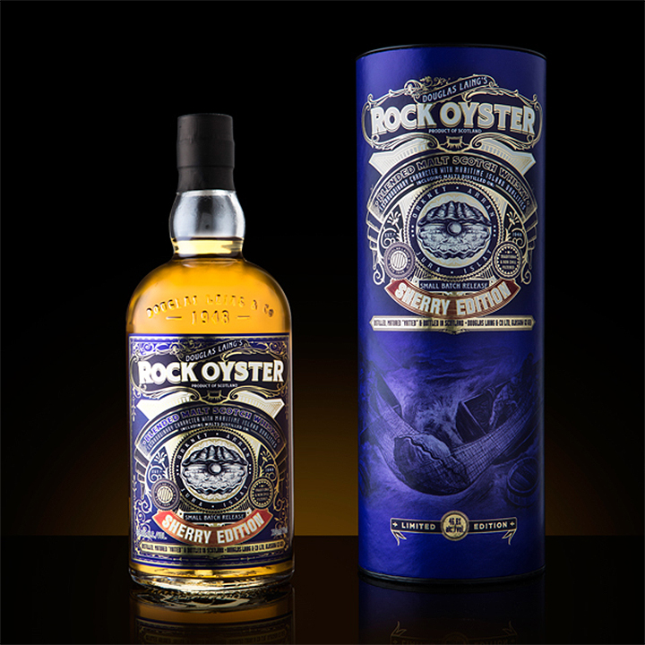 Rock Oyster Sherry Edition by Remarkable Regional Malts (Douglas Laing Islands Blended Malt Scotch Whisky Review Tasting Notes)