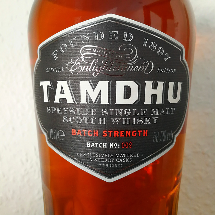 Tamdhu Batch Strength 002 (Speyside Single Malt Whisky Cask Dram Tasting Notes)
