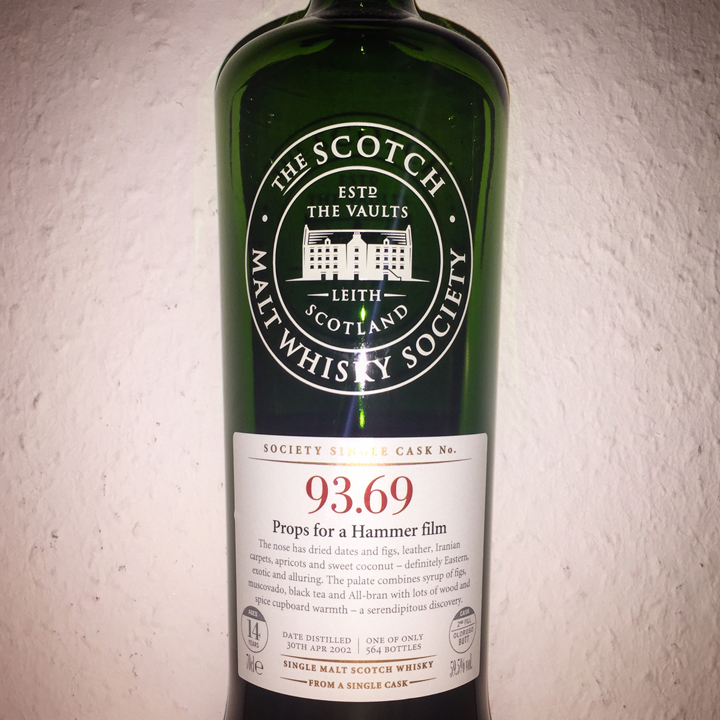 Glen Scotia 14yo "Props For A Hammer Film" by SMWS (Campbeltown Single Malt Oloroso Cask Scotch Whisky)