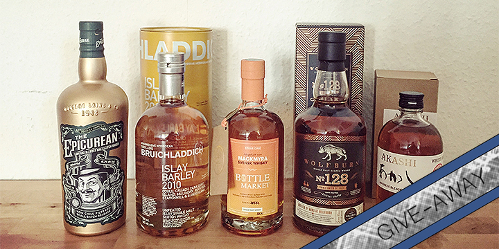 BarleyMania Birthday Bash '17 (Single Malt Scotch Whisky Blended Douglas Laing Bruichladdich Mackmyra Wolfburn Akashi Contest Giveaway Win Prize)