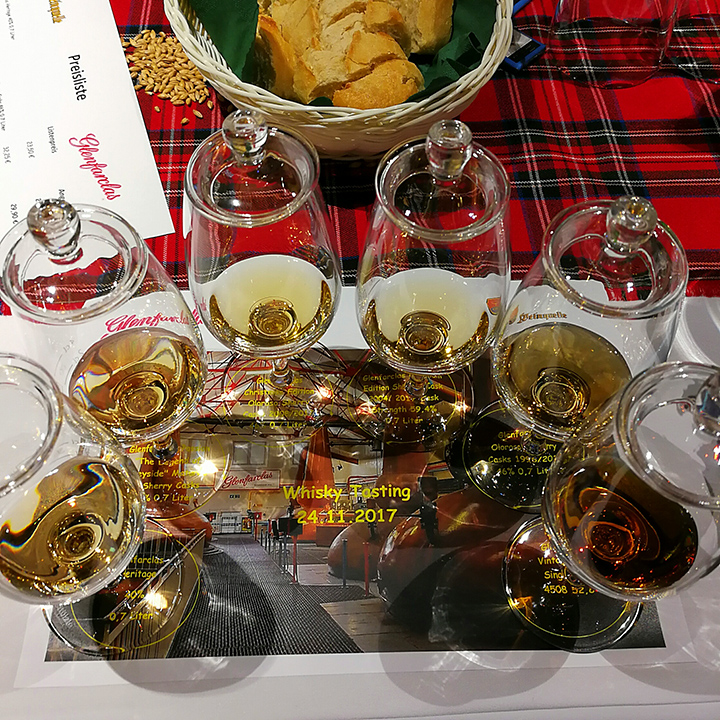 Glenfarclas Tasting with George S. Grant at Weinquelle Siek (Speyside Highlands Single Malt scotch Whisky Event)