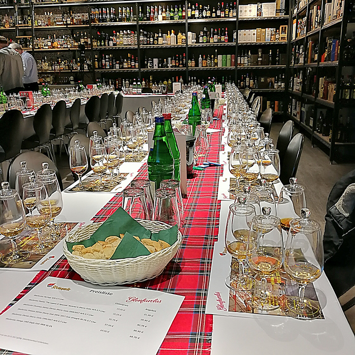 Glenfarclas Tasting with George S. Grant at Weinquelle Siek (Speyside Highlands Single Malt scotch Whisky Event)