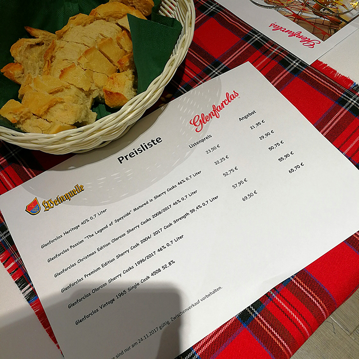 Glenfarclas Tasting with George S. Grant at Weinquelle Siek (Speyside Highlands Single Malt scotch Whisky Event)