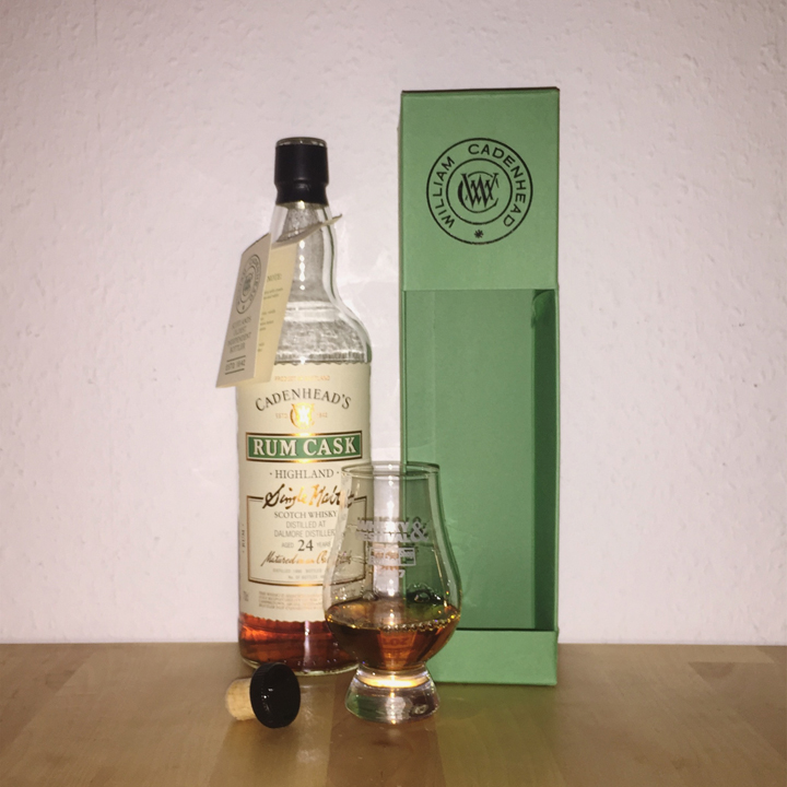 Dalmore 24yo Rum Finish by Cadenhead's (Highlands Single Malt Scotch Whisky Cask Strength)