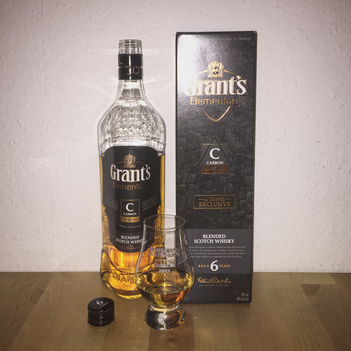 Grant's Elementary Carbon 6yo (Blended Scotch Whisky Tasting Notes BarleyMania)