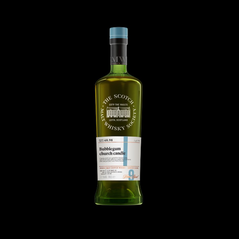 Balmenach 9yo Bubblegum Church Candle by The SMWS (Single Malt Speyside Scotch Society Tasting Notes)