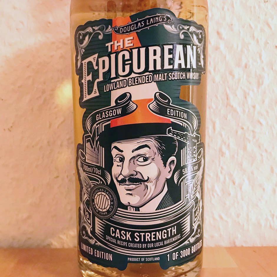 The Epicurean - Glasgow Edition by Douglas Laing (Remarkable Malts Lowlands Blended Malt Whisky Cask Strength Tasting Notes)