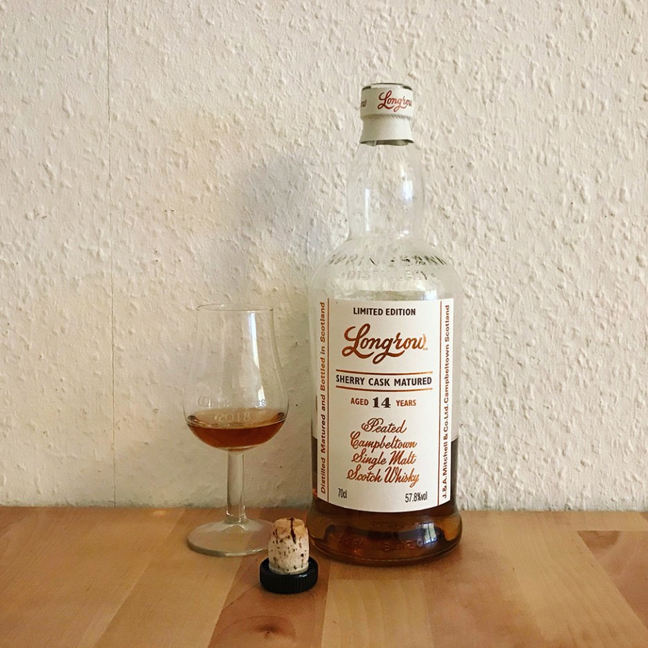 Longrow 14yo Sherry Cask Matured by Springbank Distillers (Singe Malt Scotch Whisky Campbeltown Sherry BarleyMania)