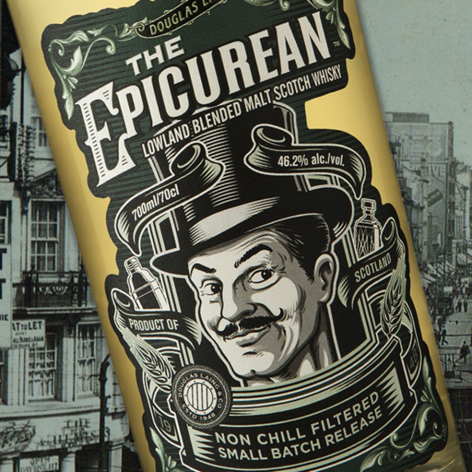 The Epicurean by Douglas Laing (Remarkable Regional Blended Malt Scotch Whisky Lowlands Tasting Notes)