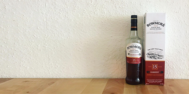 Bowmore 15yo Darkest (Islay Single Malt Scotch Whisky Peat Sherry Beam Suntory BarleyMania)