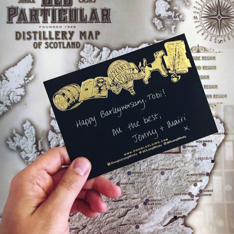 BarleyMania Birthday Bash 2018 (Douglas Laing SMWS Blended Malt Scotch Whisky Give-Away Contest Prize Win)