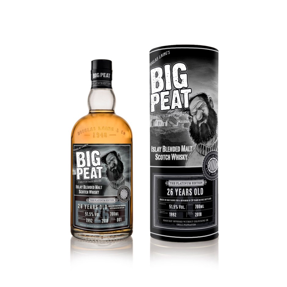 Big Peat 26yo Platinum, by Douglas Laing & Remarkable Malts (Single Malt Islay Scotch Whisky Ardbeg Bowmore Port Ellen)