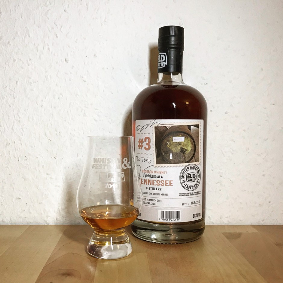 Tennessee Bourbon 7yo by Svenska Eldvatten (Independent Cask Strength American Whiskey Tasting Notes)