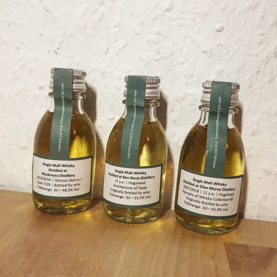 3x Single Cask Scotch Whisky by Which (Mackmyra Ben Nevis Glen Moray Speyside Malt Dram Tasting Notes)