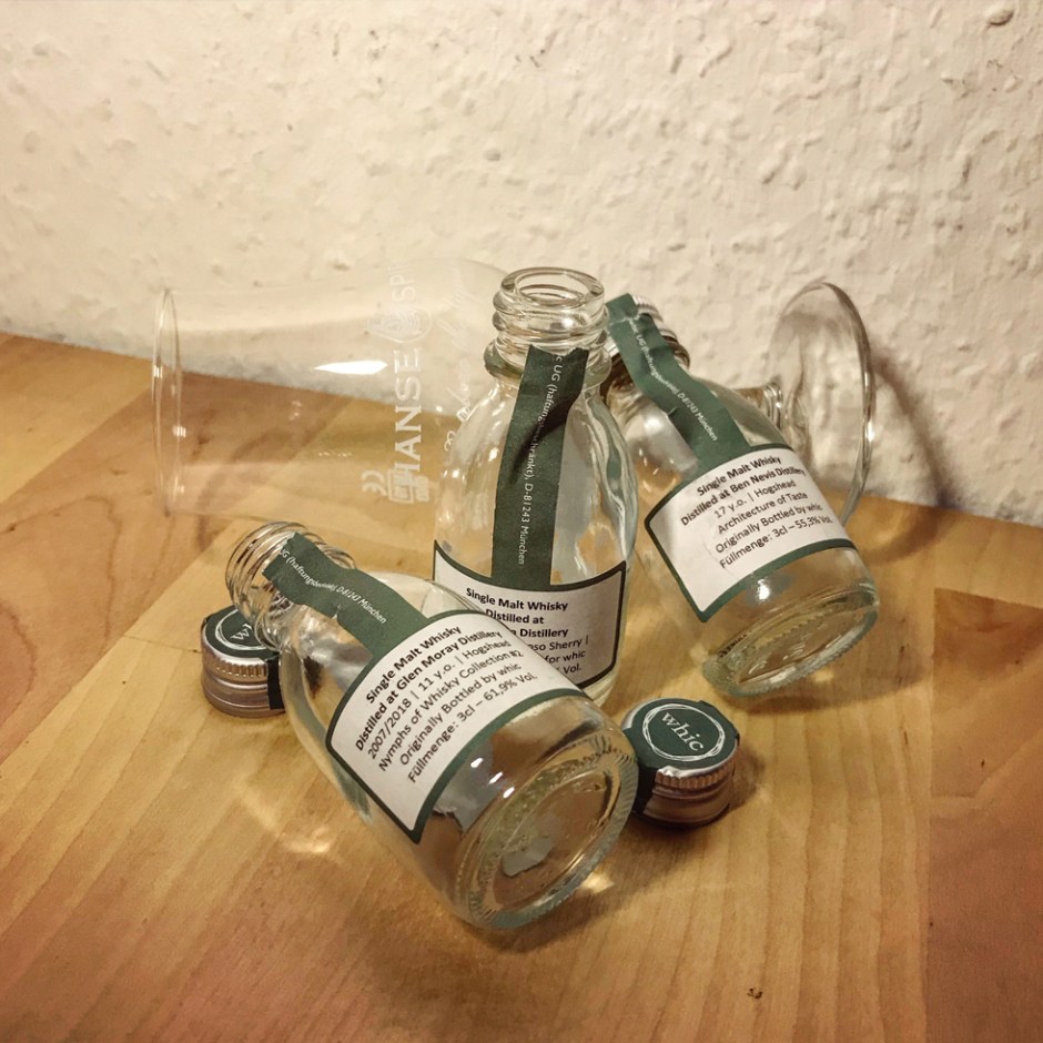 3x Single Cask Scotch Whisky by Which (Mackmyra Ben Nevis Glen Moray Speyside Malt Dram Tasting Notes)