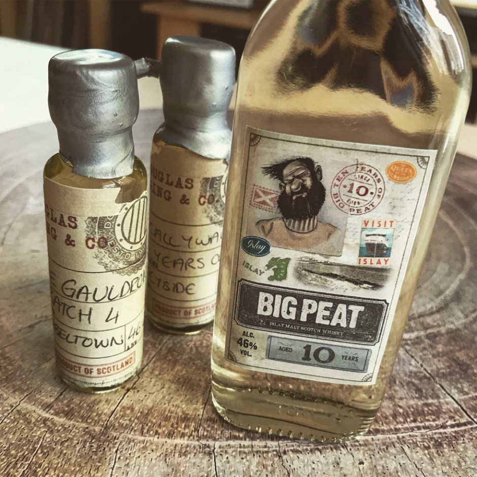 Remarkable Malts Birthday Party with Big Peat 10yo, Scallywag 12yo & The Gauldrons (Blended Malt Scotch Whisky Notes)