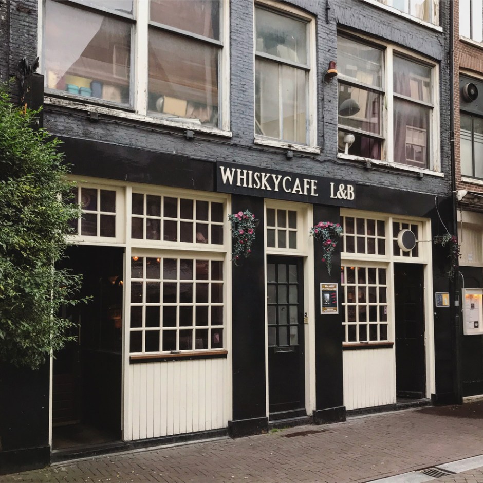 Whisky Cafe L&B in Amsterdam (Single Malt Scotch Whiskey Bourbon Dramming Afterwork Bar)