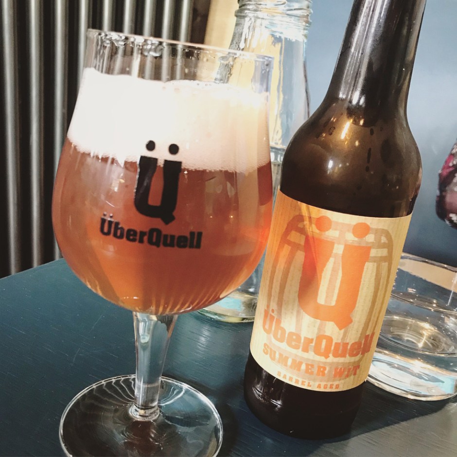 ÜberQuell Summer Wit Barrel Aged from Bulleit Bourbon Cask (Craft Beer Hamburg St. Pauli Interview Boilermaker)