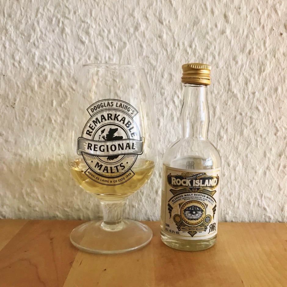 Rock Island by Remarkable Malts and Douglas Laing (Blended Malt Scotch Whisky Arran Islay Jura Orkney BarleyMania Tasting Notes)