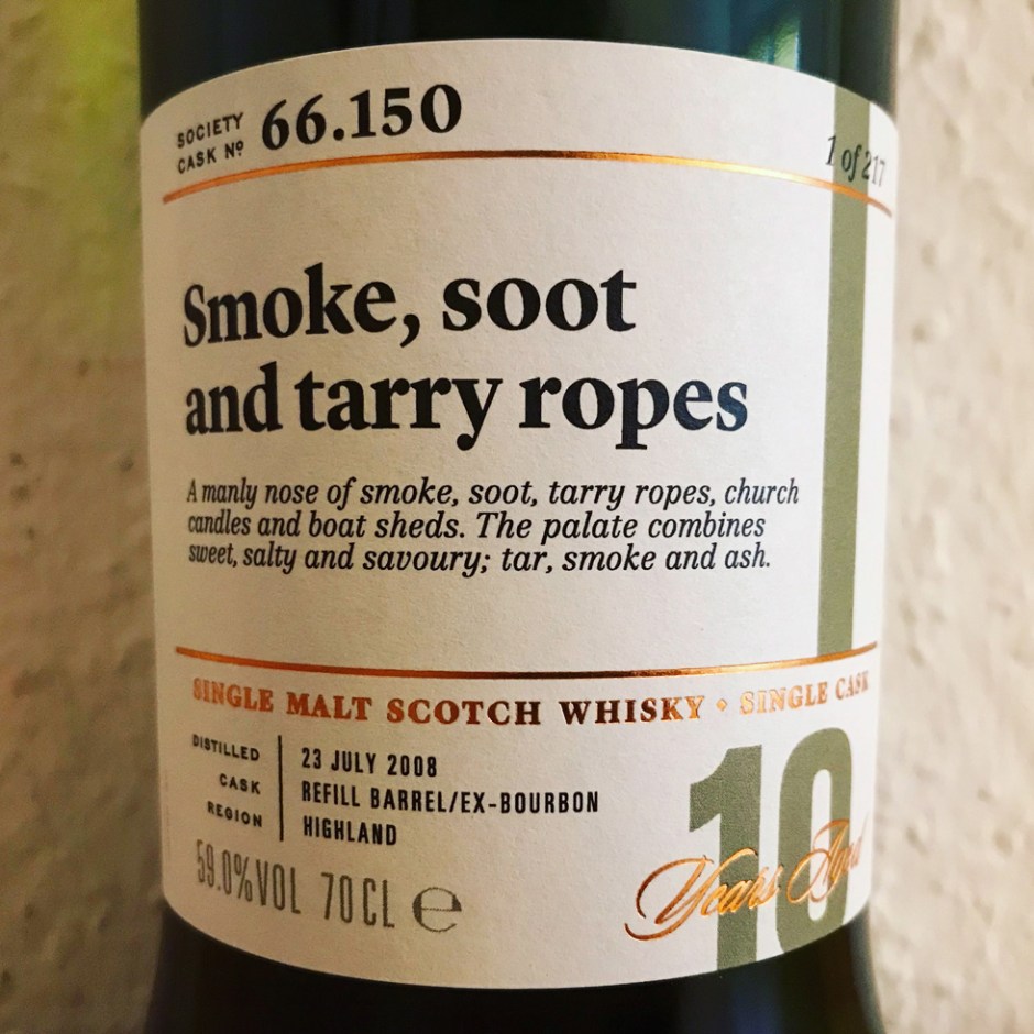 Ardmore 10yo Smoke Soot and Tarry Ropes by The Scotch Malt Whisky Society (Single Cask Highland Dram Tasting Notes)