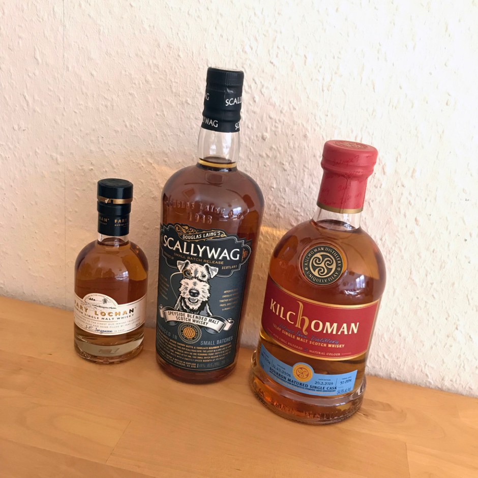 BarleyMania's Barleyversary 2019 (Single Blended Malt Scotch Whisky Scallywag Fary Lochan Kilchoman Weinquelle Give-Away Prize)