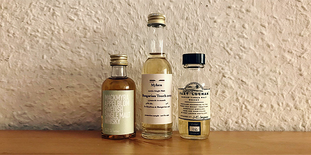 3x Scandinavian Single Malt Whisky by Mackmyra, Myken and Fary Lochan (Sweden Norway Denmark Tasting Notes BarleyMania)