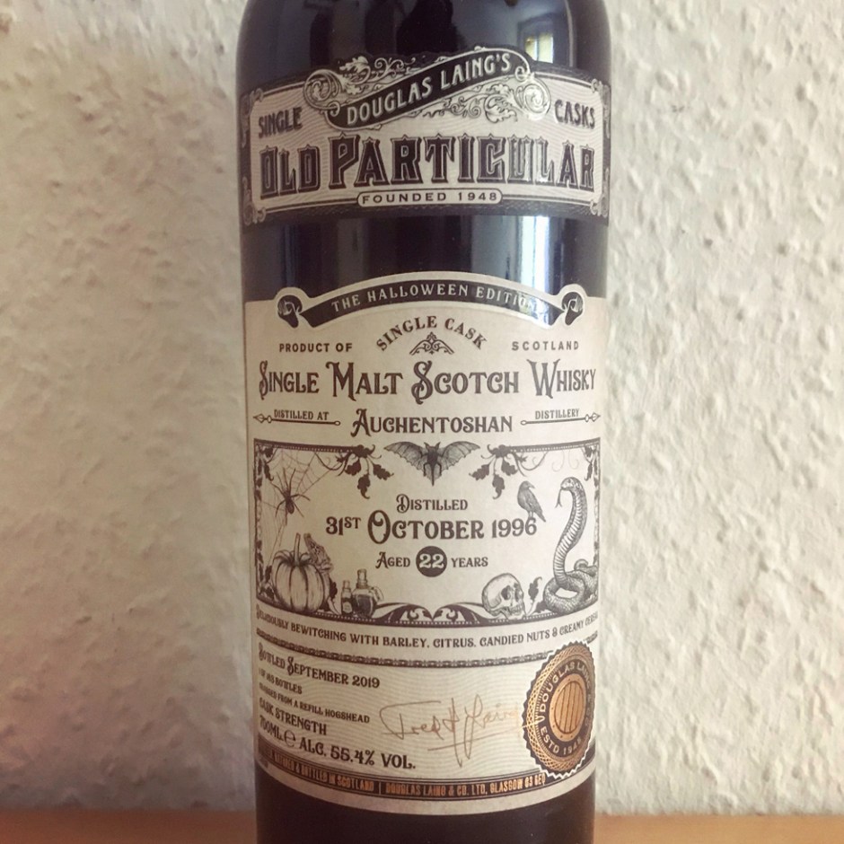 Auchentoshan 22yo Single Cask by Douglas Laing (Halloween Malt Whisky Lowlands Tasting Notes)