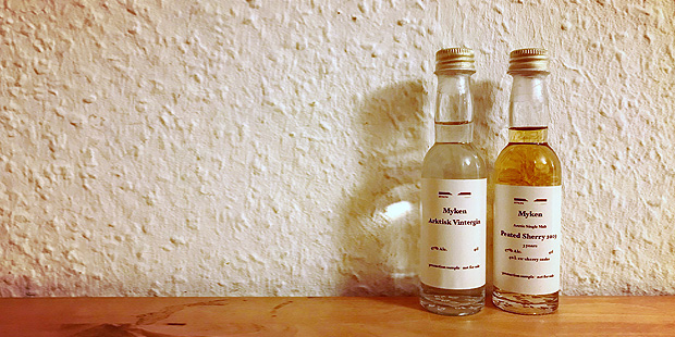 Whisky and Gin by Myken Distillery from Norway (Peated Sherry Single Malt Arctic Spirit Scandinavia Tasting Notes)