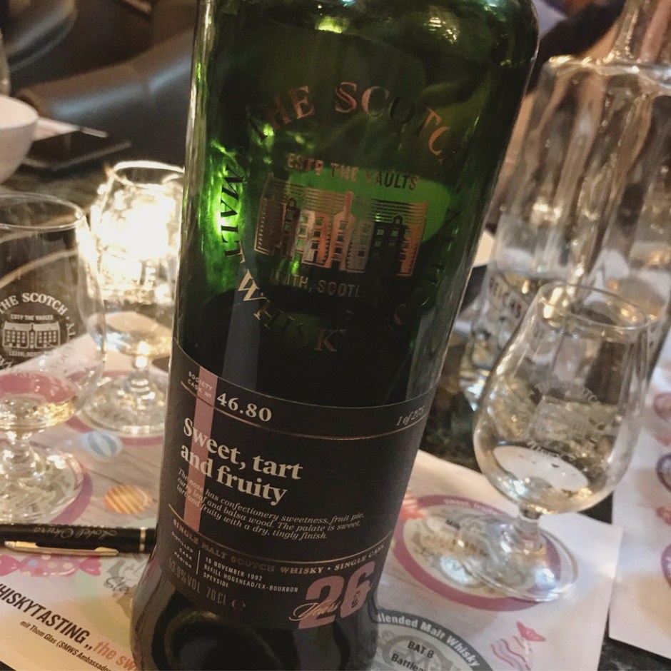 "Oh, sweet Scotland" tasting by The Scotch Malt Whisky Society (Hamburg Single Cask Notes Blog)