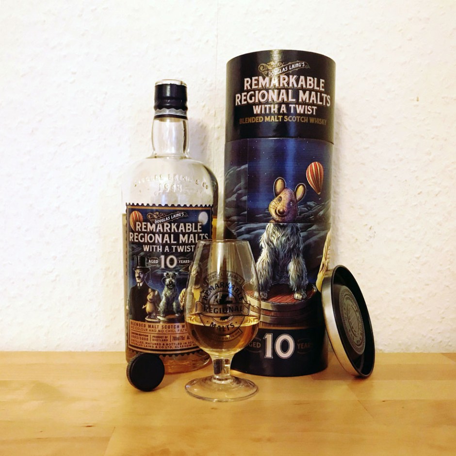 Remarkable Regional Malts with a Twist by Douglas Laing (Blended Malt Scotch Whisky Tasting Notes Blog)