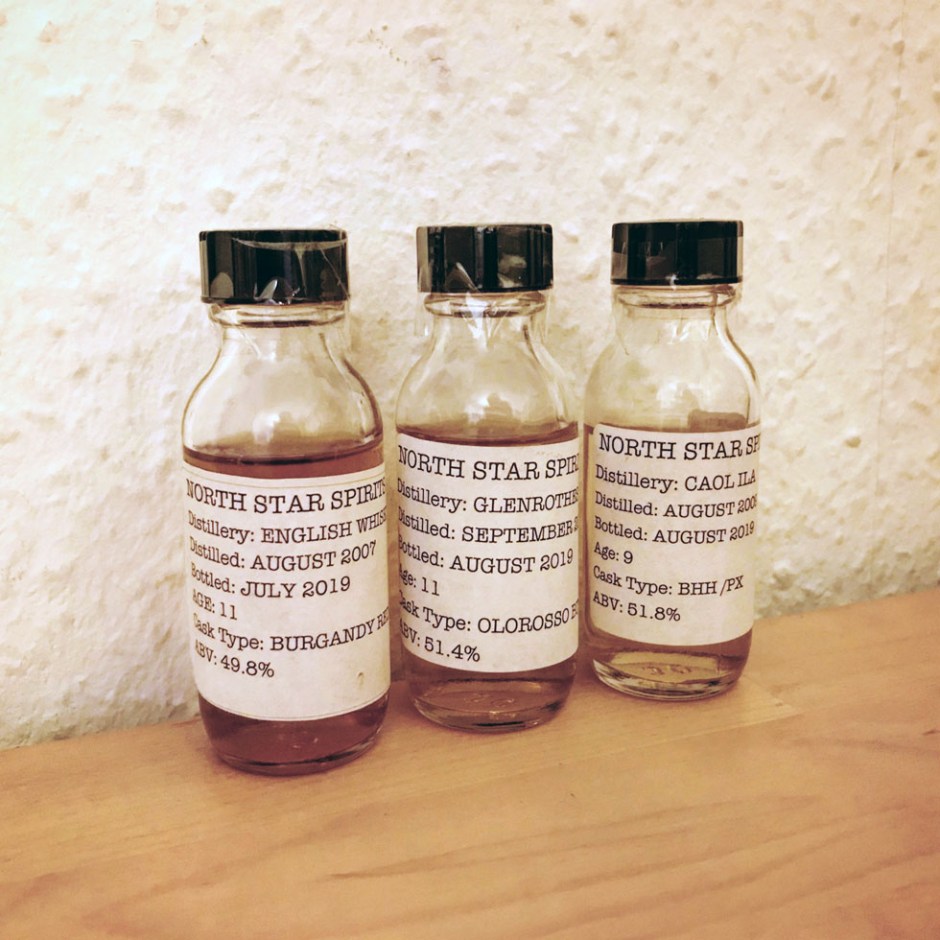 North Star Spirits Series 009 (Single Malt Scotch English Whisky Review Flight Tating Notes)