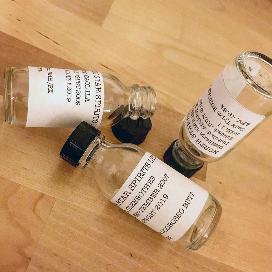North Star Spirits Series 009 (Single Malt Scotch English Whisky Review Flight Tating Notes)