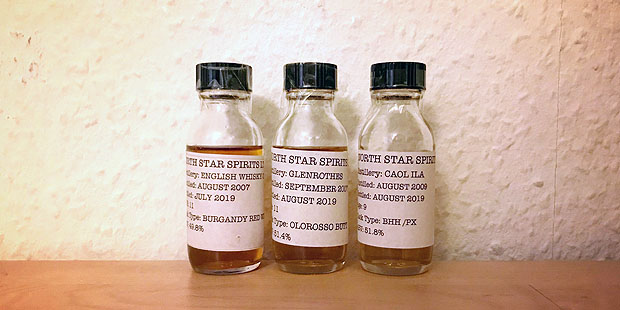 North Star Spirits Series 009 (Single Malt Scotch English Whisky Review Flight Tating Notes)
