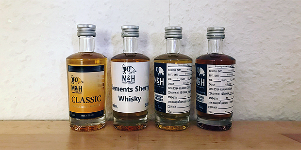 4 whisky & cask samples from The Milk & Honey Distillery in Israel (Single Malt Sherry Classic Tasting Notes Blog)