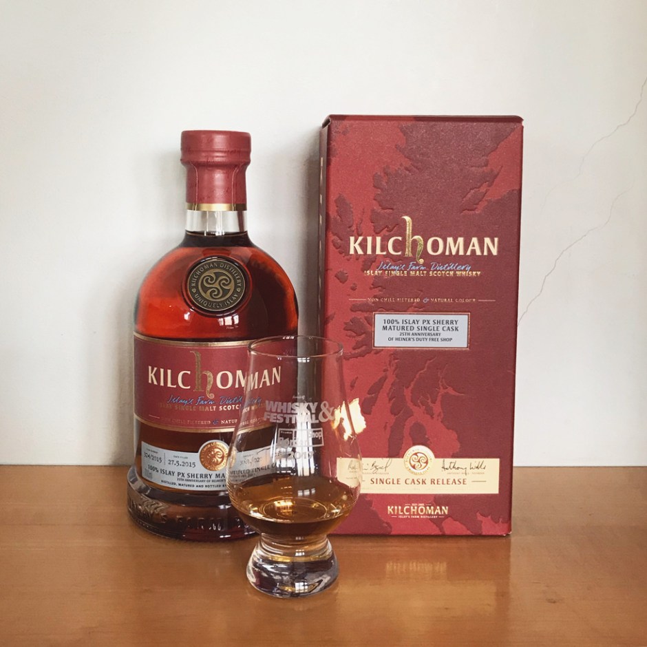Kilchoman 100% IslayPX Sherry Matured Single Cask (Peated Scotch Whisky Helgoland Heiner Tasting Notes BarleyMania)